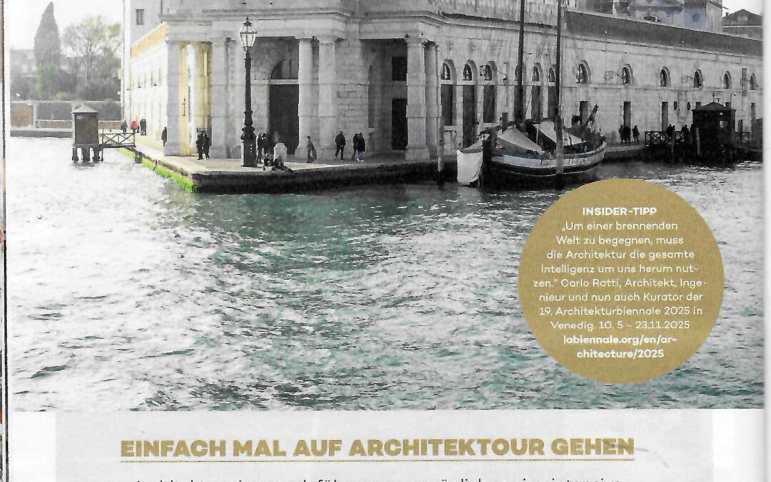 Neuer Artikel über Guiding architects